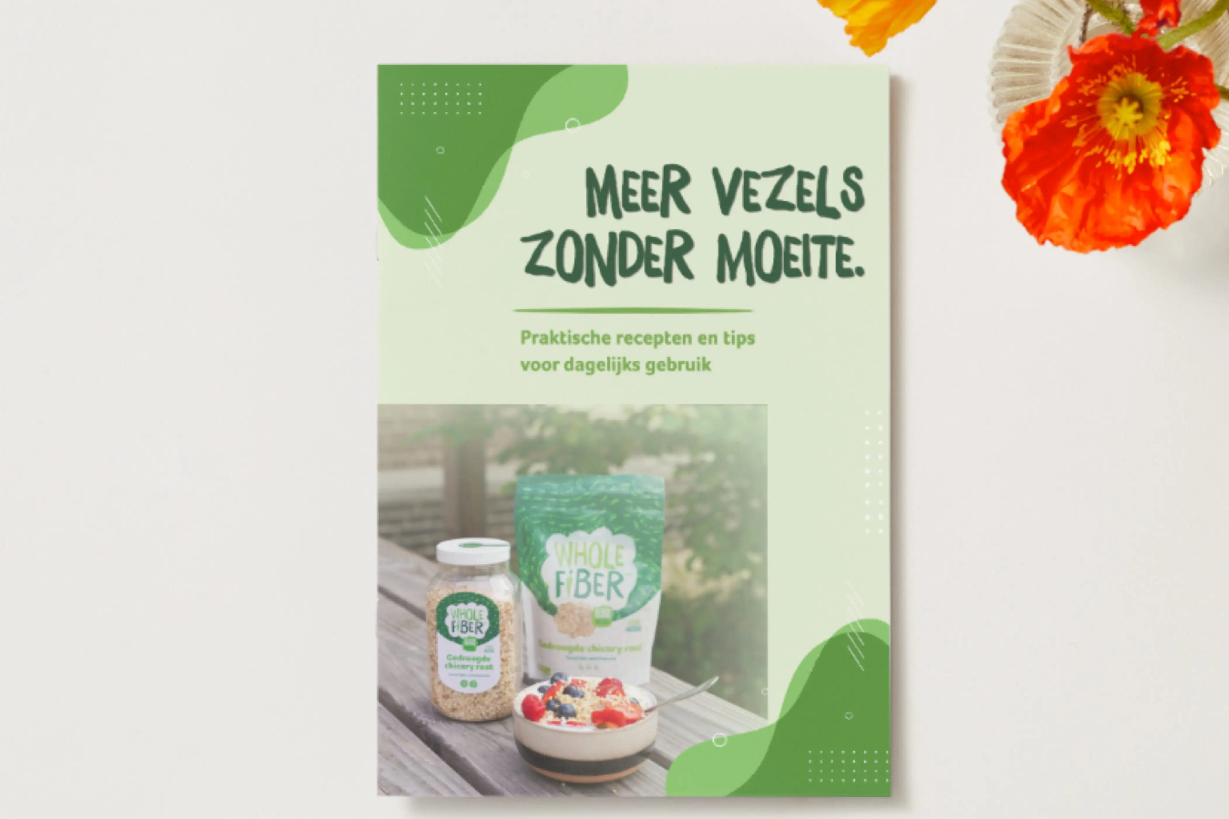 Cover van het WholeFiber receptenboekje